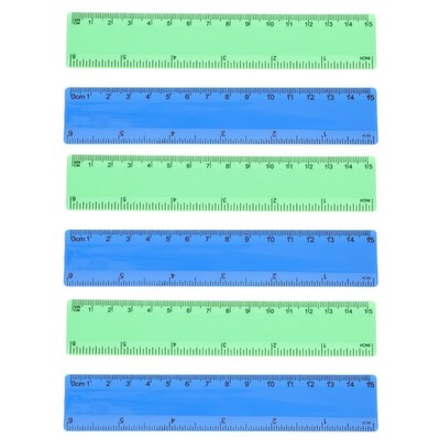 Reusable Drawing Straight Ruler School Ruler with Clear Accurate Scales