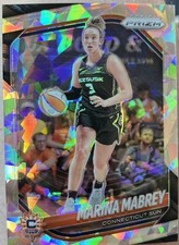 2025 Panini Prizm WNBA Marina Mabrey Cracked Ice Prizm #18 Sun