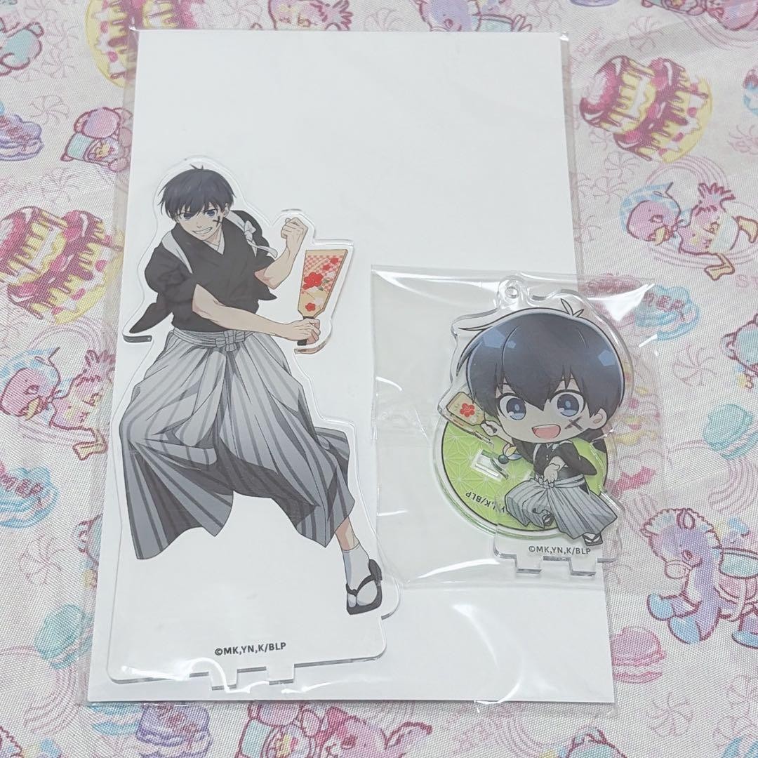 Blue Lock Yoichi Isagi Acrylic Stand – Anime Cafe Collab, Mini Figure