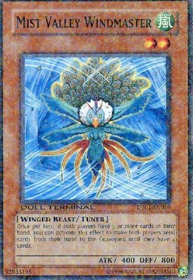 3 x Mist Valley Windmaster - DT01-EN069 - Common - Duel Terminal Near Mint, Engl