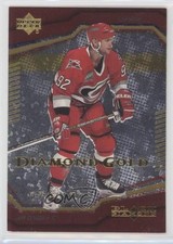 2000-01 Upper Deck Black Diamond Diamond Gold 71/100 Jeff O'Neill #11 0a6