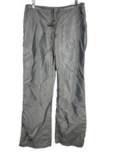 VTG 90s Y2K Buggirl Baggy Wide Rave Skater Pants Gray Size M Lightweight