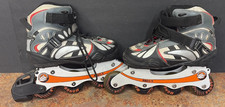 Mongoose Inline Roller Blades ABEC-5 Men's Size 6 Black Gray Free Shipping