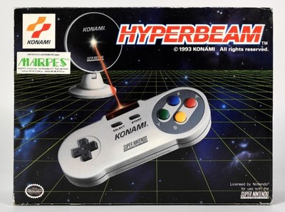 Super Nintendo SNES,Konami Hyperbeam Wireless Controller,OVP,neu