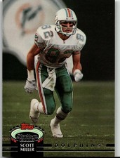 Scott Miller 1992 Stadium Club Football Miami Dolphins