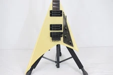 FERNANDES JS-100 RRV Pearl White Guitar From JAPAN