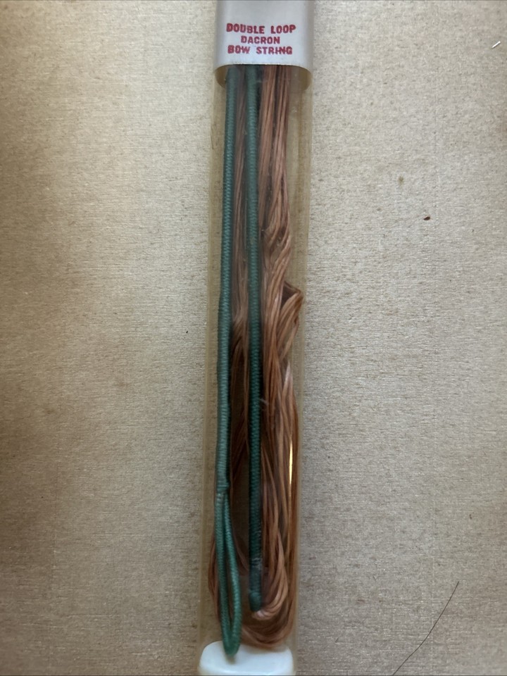 NOS Bear Archery Double Loop Dacron Bow String 60