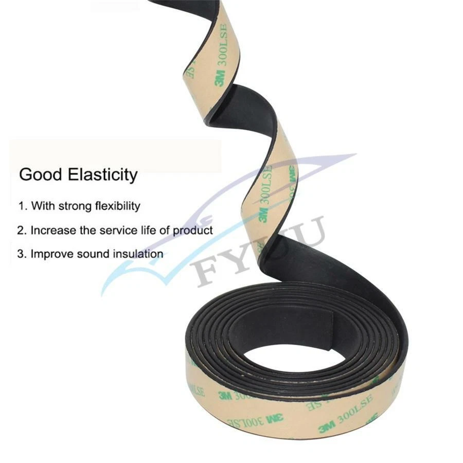 5M 20mm Universal Parabrisas Coche Impermeable Triangular Sellado Tira de Goma Borde Foto 4 de 4