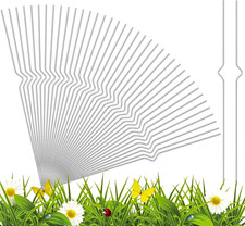 40 Pack Yard Sign Stakes Metal, 13 Inch Yard Stakes for Signs, Heavy Duty Wire L