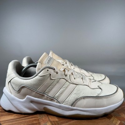 Adidas Strutter Mens Shoes Size 11.5 Cloud White Gum Chunky Dad Sneakers EH0260