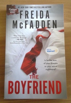 The Boyfriend by Freida McFadden, Walmart Exclusive Paperback Thriller Novel...