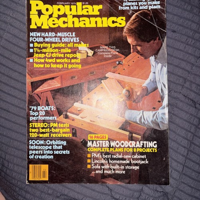 #ad Popular Mechanics Issue February 1979 $6.00