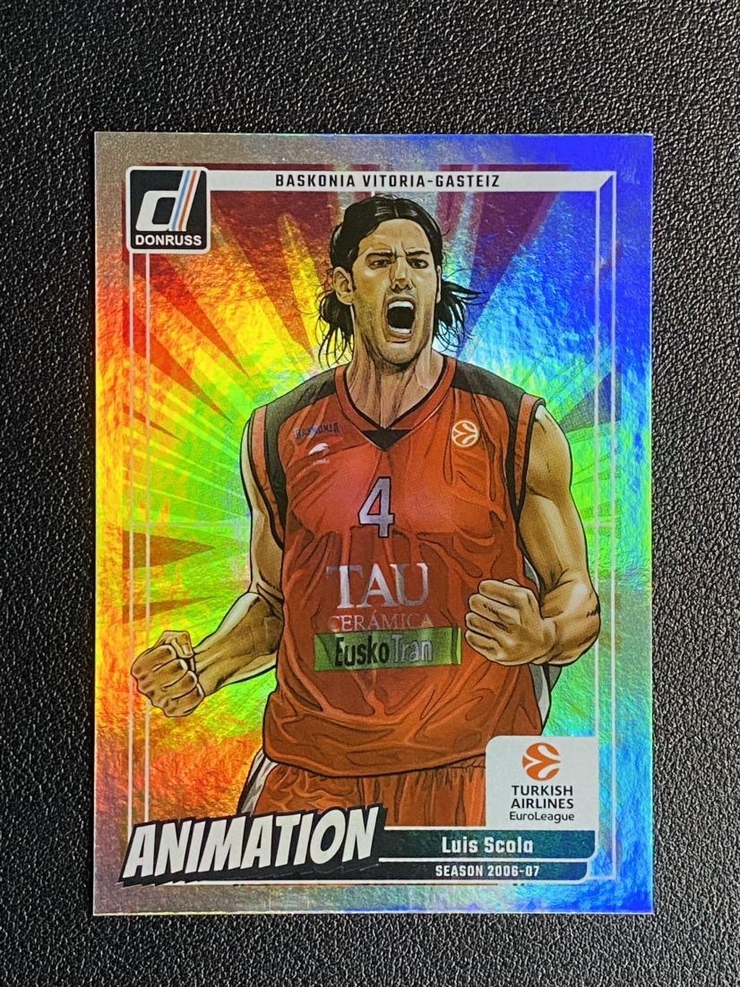 2024-25 Panini Donruss Euroleague Luis Scola Animation Case Hit SSP
