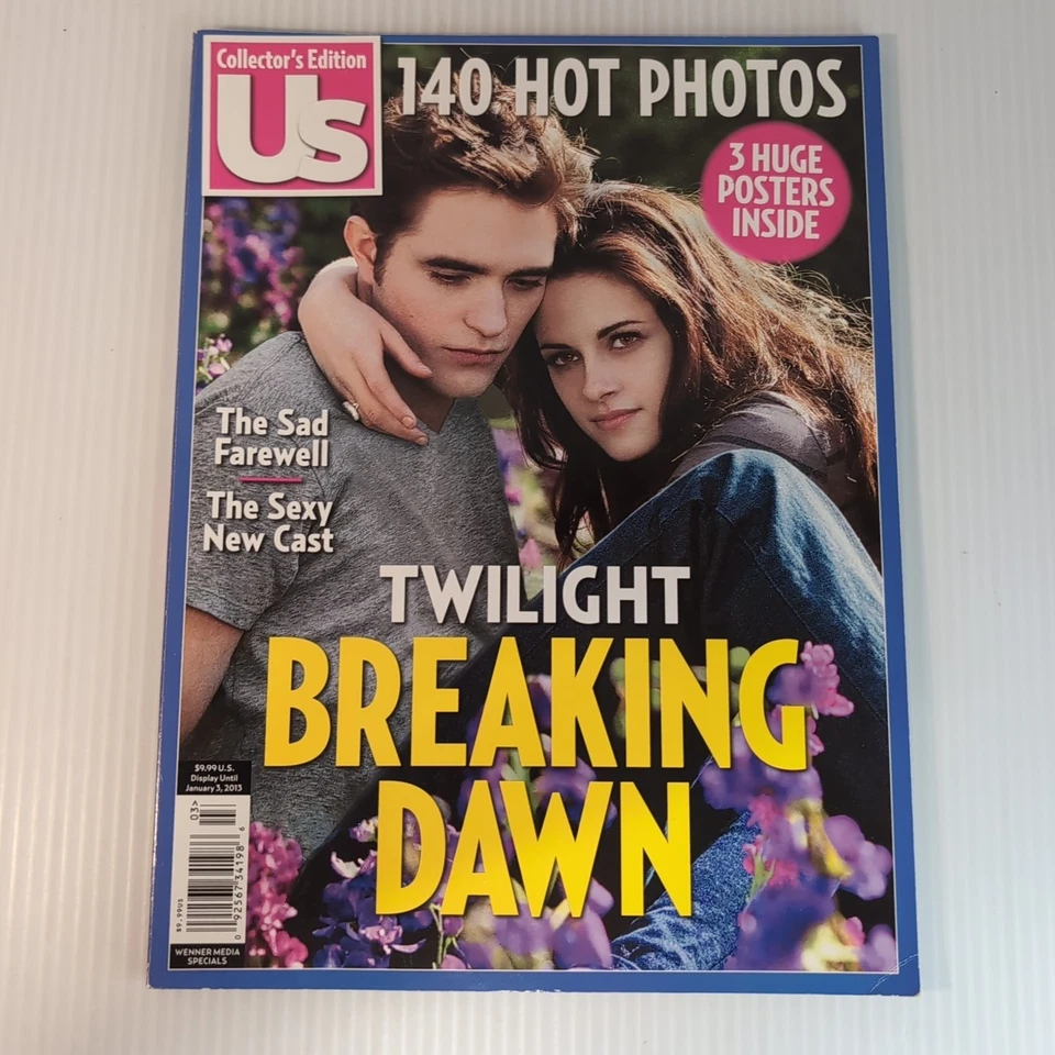 Us Magazine Collectors Edition Twilight Breaking Dawn 2012 Posters Not Incl - Image 2 of 4
