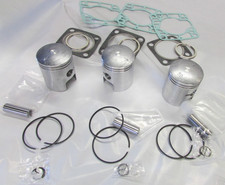 Suzuki GT380 .50MM  OVERSIZE PISTON AND RING SET  1972-1977 with  gaskets