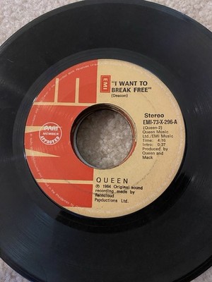 Queen 45 rpm Philippines 7'' I Want To Break Free