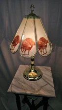 Vintage OK Lighting Touch Lamp Deer 1980s Hunting Western Redneck Decor