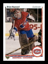  171 Brian Hayward  Canadiens 1990 Upper Deck Hockey Sports Trading Card 
