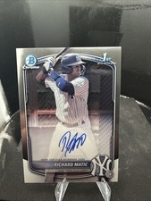 2025 Bowman - Chrome Prospect Autographs Richard Matic #CPA-RM (AU, RC)