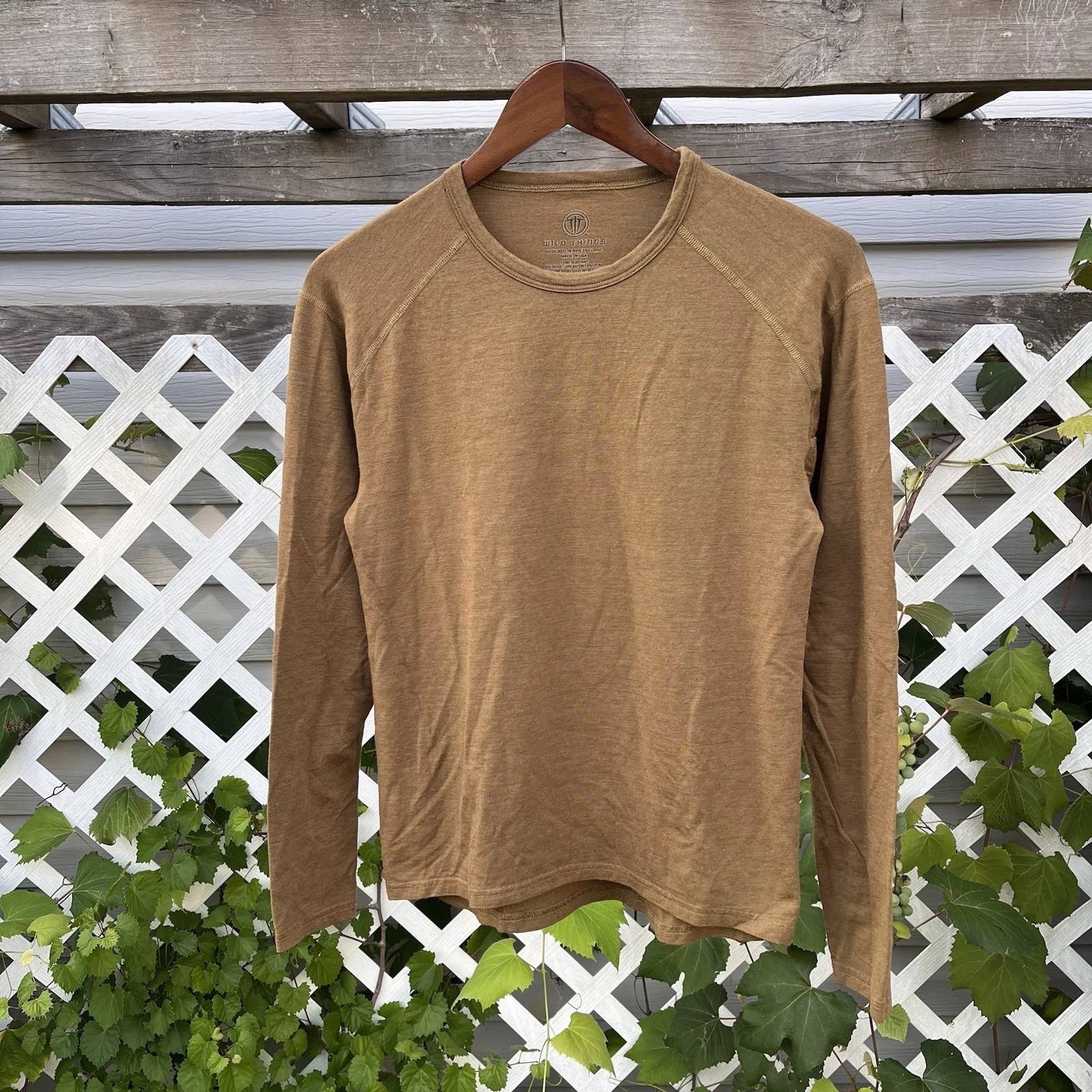 Wild Thing FR Base Layer Thermal Shirt Sz S Coyote Brown 50247 Flame Resistant