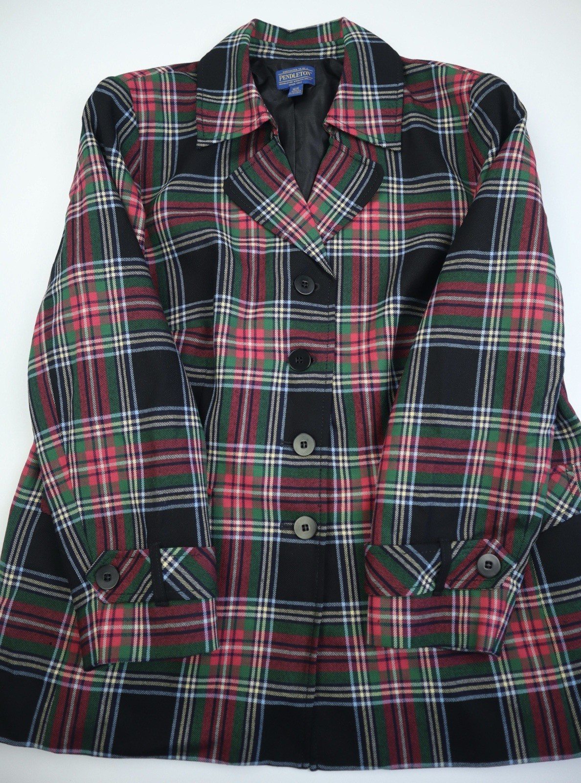 Pendleton Multicolor Virgin Wool Blazer Jacket Wo… - image 7