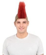 Men Spiky Wig, Multicolor Options, Cosplay, Themed Events Bold High-Volume Style