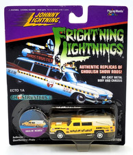 1997 Johnny Lightning Fright'ning Lightnings Haulin Hearse Hemi Powered Yellow