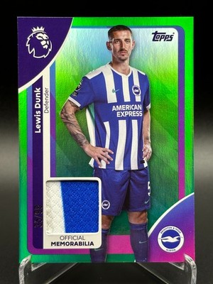 Lewis Dunk Patch /99 - 2025-26 Topps PL Brighton #RE-LD Player Worn Numbered