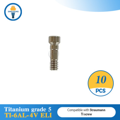 10 pcs titanium abutment screw compatible with Straumann ITI BLX/RB