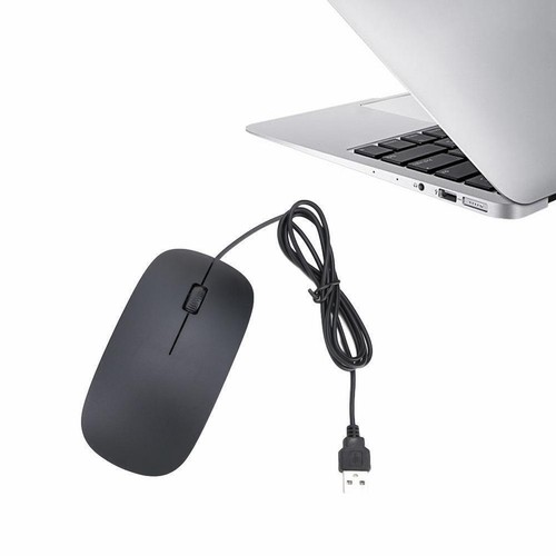1 WIRED USB OPTICAL MOUSE For PC LAPTOP COMPUTER SCROL NICE O9C4 - Picture 5 of 8