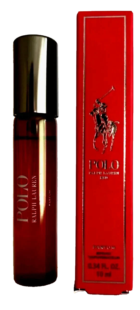 Polo Ralph Lauren RED Parfum 10ml/.34oz Mens Cologne Travel Spray