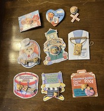 CHERISHED TEDDIES PINS AND BACKDROPS LOT