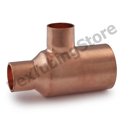 1'' x 1/2'' x 1/2'' Copper Tee