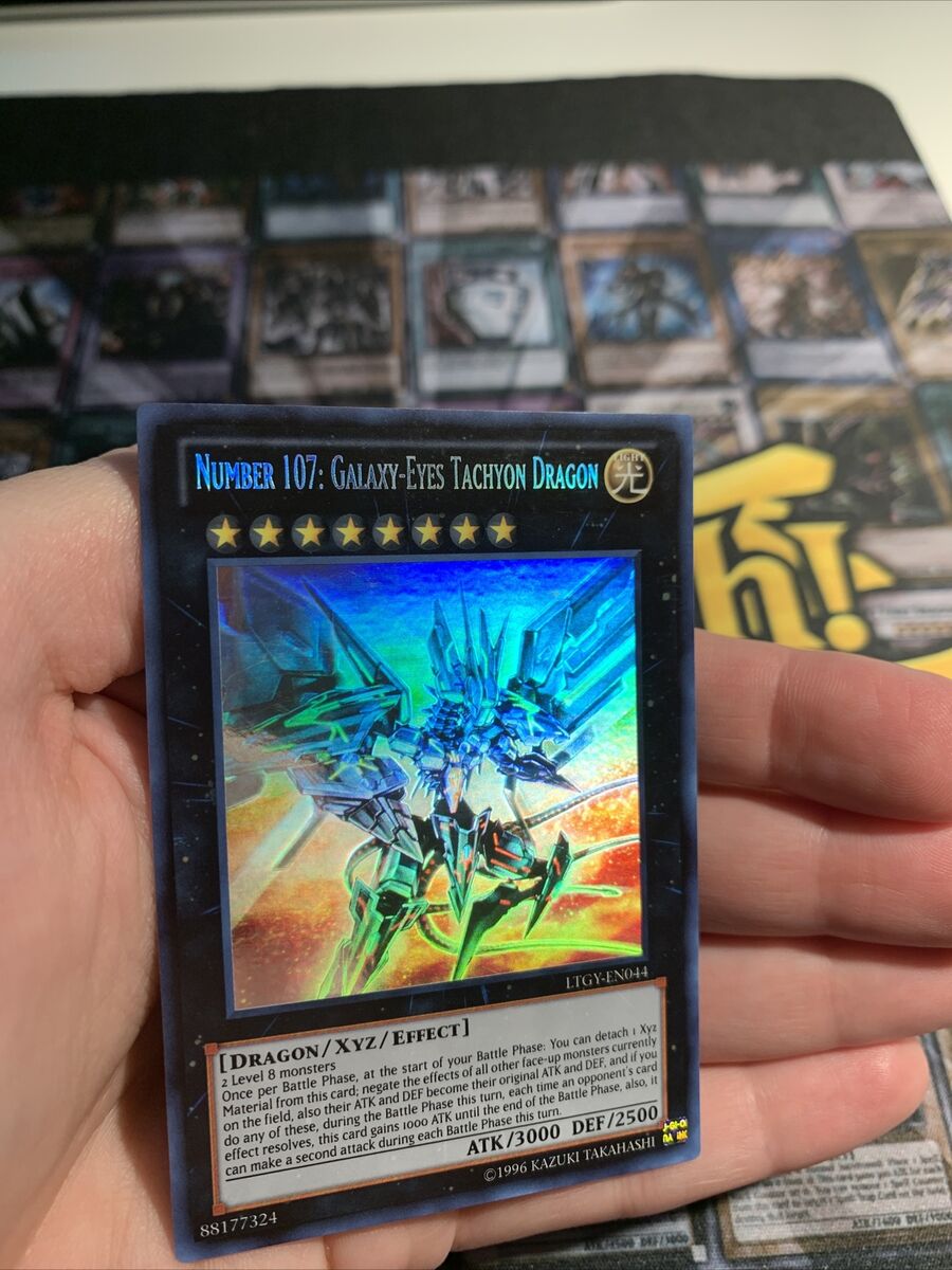 Number 107 Galaxy-Eyes Tachyon Dragon (Ghost Rare) LTGY Number 107 Galaxy-Eyes Tachyon Dragon (Ghost Rare) LTGY