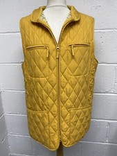 John Partridge Quilted Yellow Gilet Medium Shooting Hunting Riding Pbf2002516