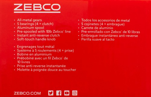 (LOT OF 4) ZEBCO ROAM 30 BLUE 5.2:1 GEAR RATIO ROAMBL30 SPINNING REEL 21-41493 - Picture 2 of 2