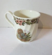 Myott Factory Queens Thanksgiving Mug- 3.75" Tall-Made in Columbia(A582A4)