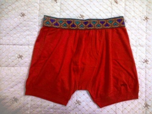 MENS RED LILY ELASTIC BOXER SIZE LARGE BRAND ROW - Picture 1 of 1
