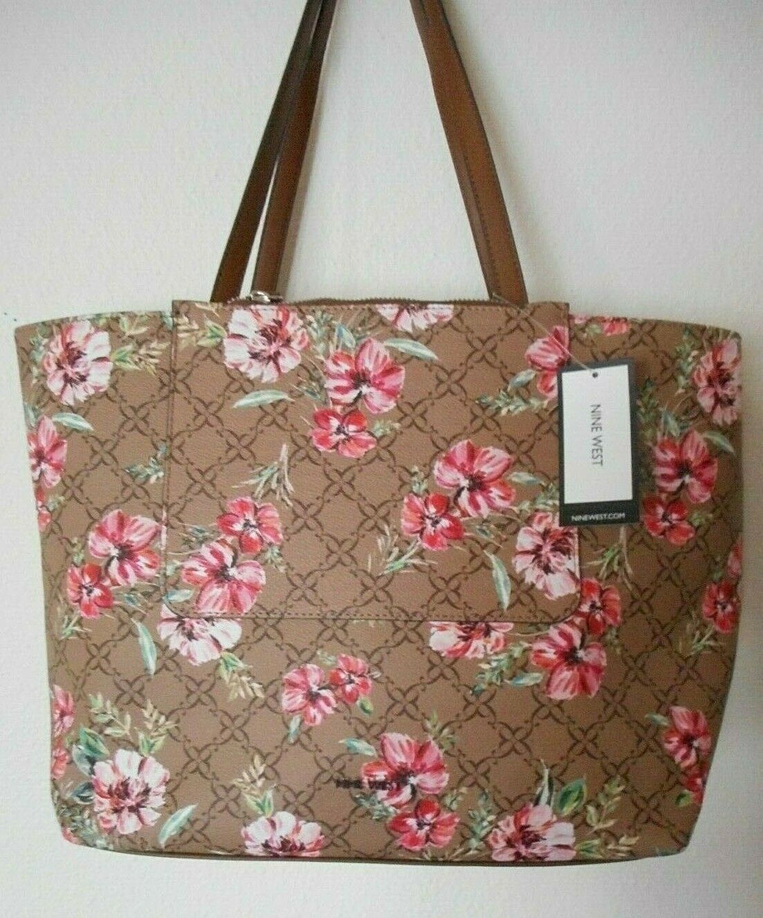 nine west floral purse