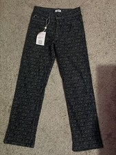 Vintage Moschino Logo Monogram Jeans