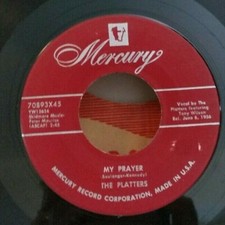 Platters MY PRAYER / HEAVEN ON EARTH DOO WOP 45 70893 PLAYS VG TO VG
