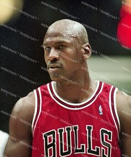 MICHAEL JORDAN Impresionante Tiro 1996 NBA Original 35mm Color Negativo CLARO CRISTAL