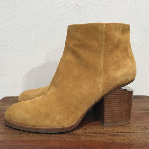 Alexander Wang Gabi Suede Bootie Ankle Boots 39 9 - Picture 3 of 11