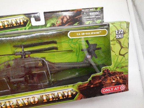 K8 Bravo Team UNIMAX 1/72 U.S. AH-64A Apache Attack Helicopter New very rare! - Picture 3 of 6