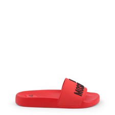 LOVE MOSCHINO WOMEN FLIP FLOPS IN RED STYLE JA28052G1CI14 500 SIZE EU36 US6 