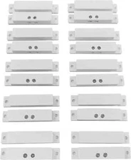 10 Sets Pack of Wired Surface Mounted Alarm Magnetic Contacts Door Window Reed S