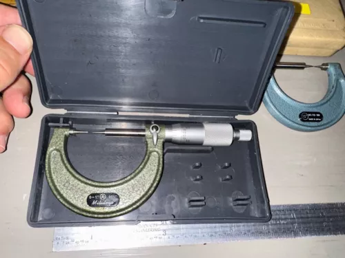 MITUTOYO 112-177 POINT  MICROMETER 0-1" .001" 15 DEGREE