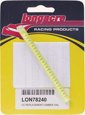 Fits Replacement Camber Vial by Longacre 52-78240