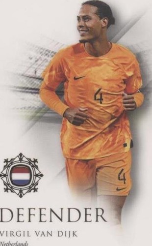2024 Futera Nostalgia Virgil Van Dijk The Greats Gold Framed #10