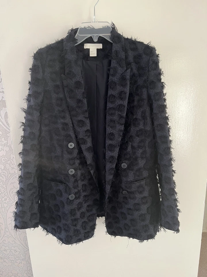 Chaqueta Blazer H&M Doble Pecho Talla Uk 6 Foto 2 de 4